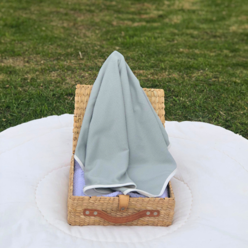 Manta Canasto Pistacho